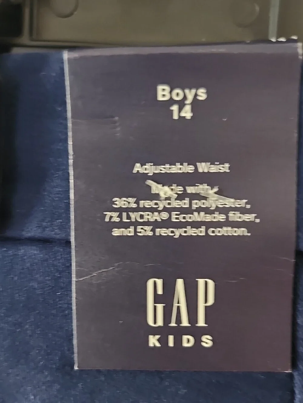 GAP Kids Navy Slim Chinos